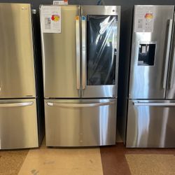 L G Stainless Steel Instaview French Door Refrigerator With Ice Maker‼️‼️