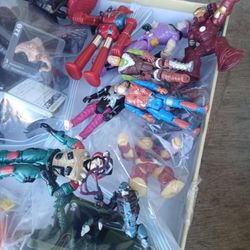 Antique Toy Figures And Matchbox Cars