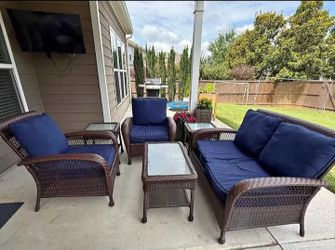 6 piece patio conversation set