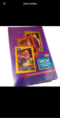 1991 WCW Official Trading Cards Box