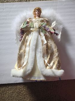 Angel Christmas Tree Topper Figurine
