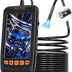 APLENTA Dual Lens Industrial Endoscope 1080p HD 4.3 IPS Screen Inspection Camera With 7 Mm Lens IP67 Waterproof Digital Borescope