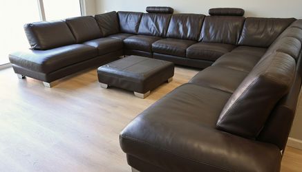 Gamma Arredamenti Leather Sectional - I WILL DELIVER