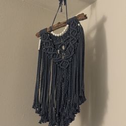 Handmade hanging macrame