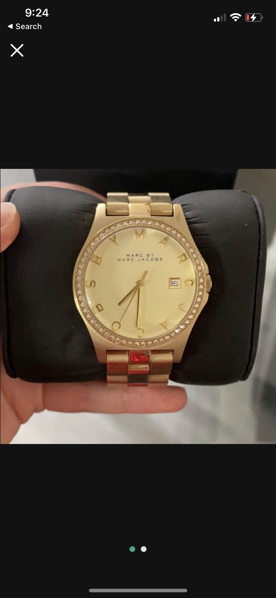 Marc Jacobs Gold Watch