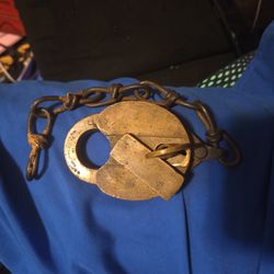 Vintage Chastity belt lock pure brass