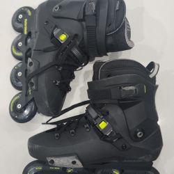 Rollerblade Twister XT Men's Adult Fitness Inline Skate, Black/Lime, Urban Performance Inline Skates Size 11