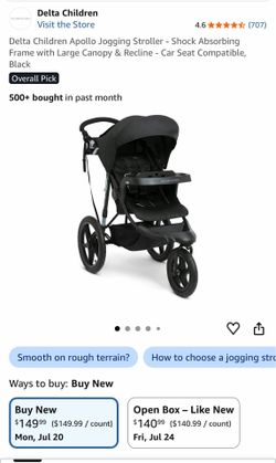 Delta Children Apollo Jogging Stroller