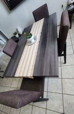 Table and 4 chairs