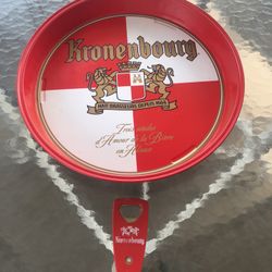 Vintage Kronenbourg Beer Serving Tray