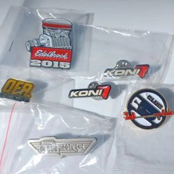 6 Automotive hat/ lapel pins