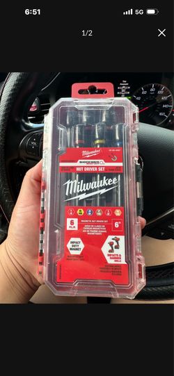 Milwaukee NUT DRIVER SET IMPACTS & HAMMER DRILLS