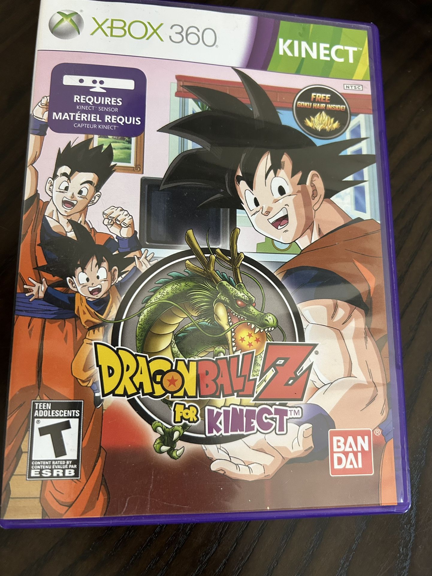 Dragon Ball Z for Kinect (Xbox 360, 2012) Complete CIB 