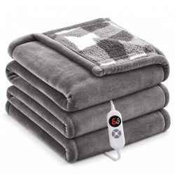 Brand New Electric Heated Blanket 62"x84", 9 Heat Settings 10-Hour Auto-Off