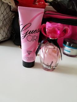 Guess girl perfume and lotion brand new