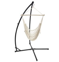 Cotton rope hammock swing