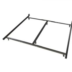 Metal Adjustable Bed Frame Rails for Twin, Full or Queen