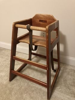 solid wood high chair