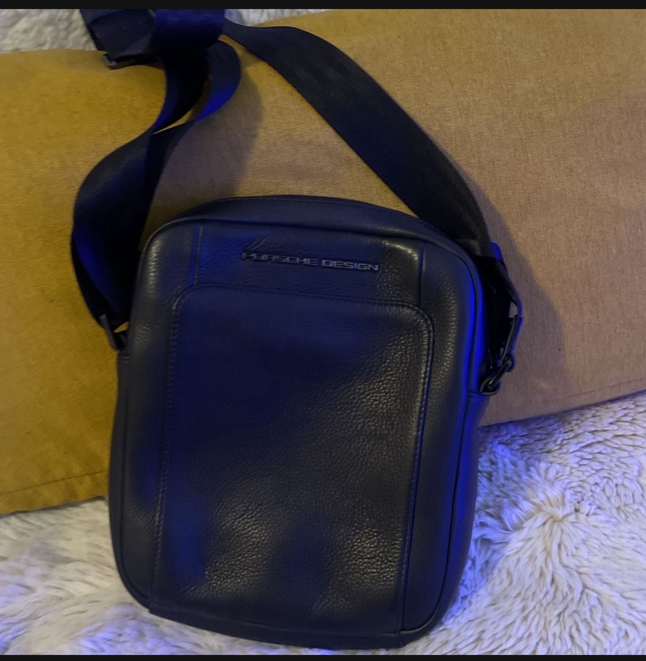 Men's Leather Messenger Bag,