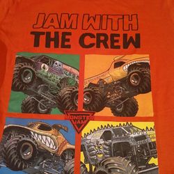Size 12 Boy Monster Jam Shirt