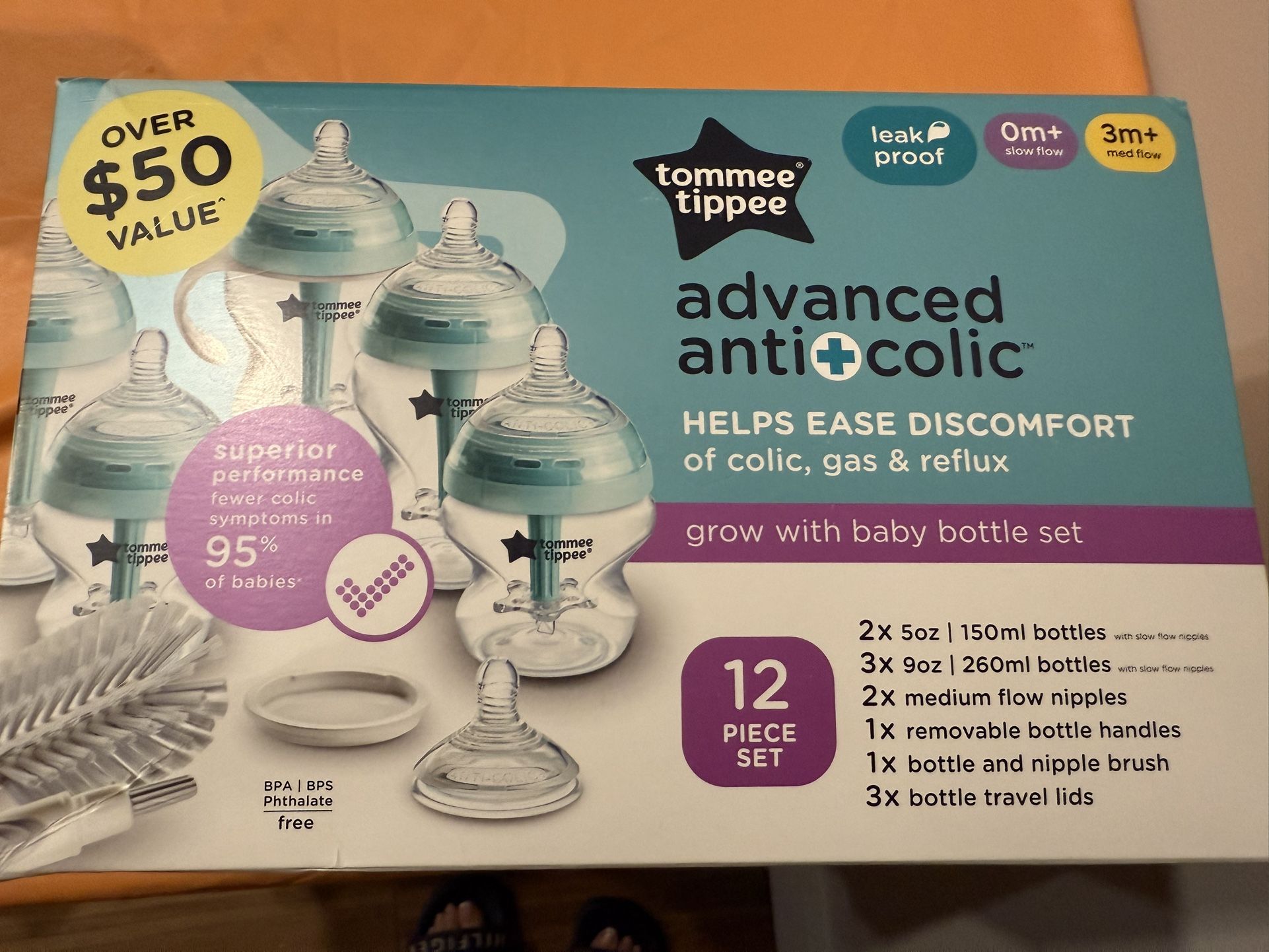 Tommee Tippee 12 Piece Bottle Set 