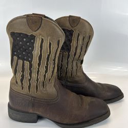 Ariat Sport My Country Western Boots 10044564 Men’s 10EE Brown – Good Shape