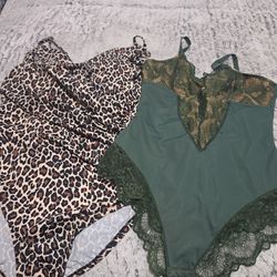 2 New Bathing suits green med  large other