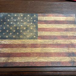 Wooden American Flag 