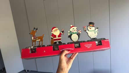 Wondershop 4-Count Christmas Stocking Holder Set