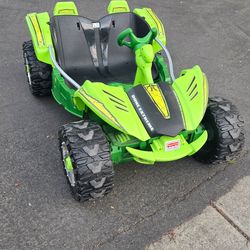 Upgraded power wheels has two batteries for more power