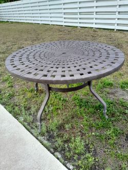 Patio Metal Table