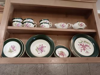 Beautiful Dishes just being  stored