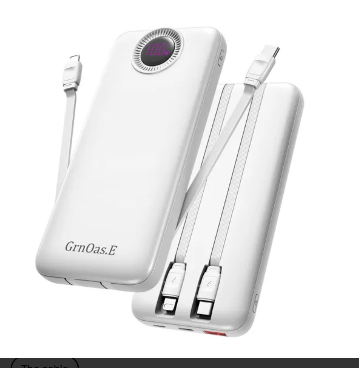 Portable power bank 10,000 mAh