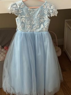 Dust Blue 4T Dress