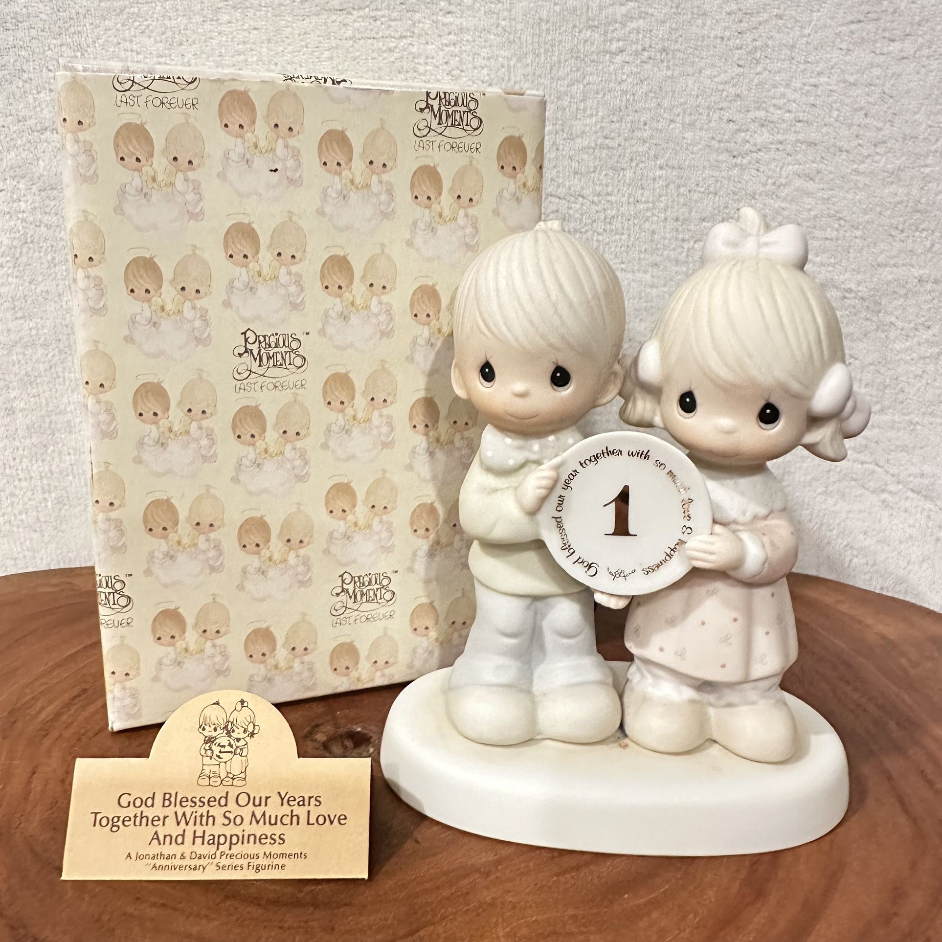 Precious Moments “God Blessed Our Years Together With So Much Love And Happiness”