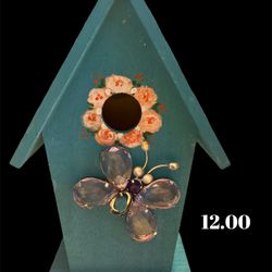 Gracies Hand-Painted Birdhouses. Made To Order!