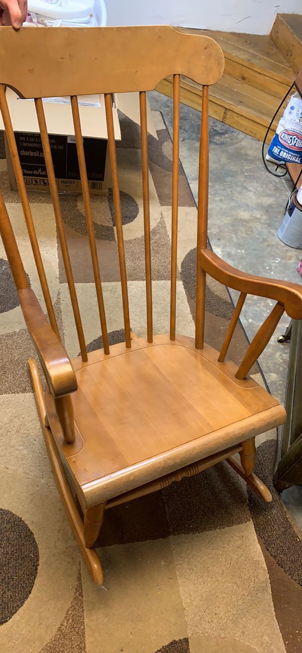 Wooden rocking chair for Sale in Thomasville, NC OfferUp