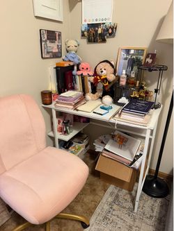 White desk