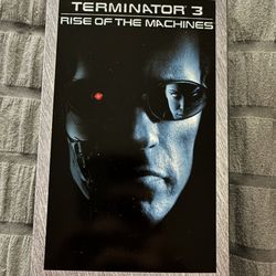 Warner Home Video Terminator 3 VHS Arnold Schwarzenegger Action R