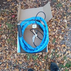 Cold weather heated drinking water hose. 