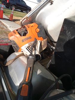 Stihl 131 Powerhead For Parts Or Repair. Also Stihl FC 90 WeedEater.