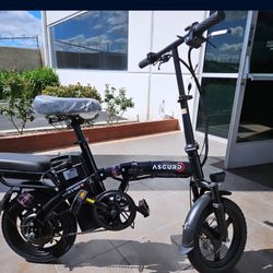 Folding electric scooter
