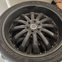 Versante 26 Inch Black Rims With Lock & Key