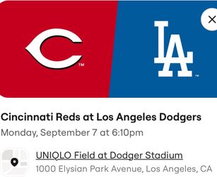Cincinnati Reds at Los Angeles Dodgers