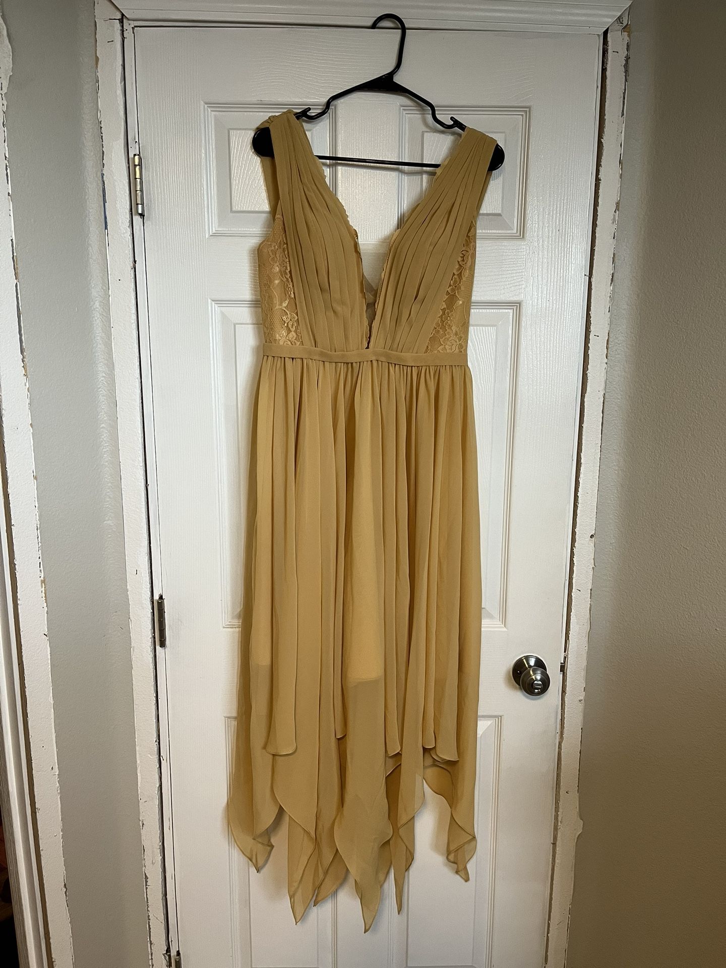 Gold Bridesmaid Dress