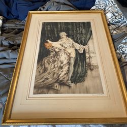 Louis Icart Color Etching 