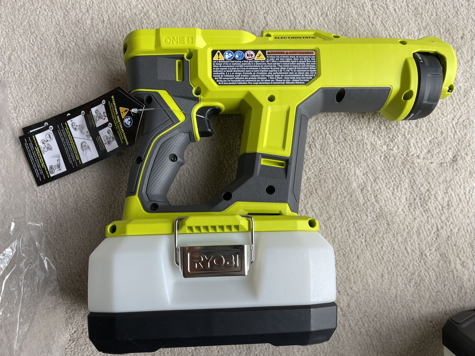 Spray Gun Ryobi Fogger Sprayer Chemical Sprayer Ryobi Battery