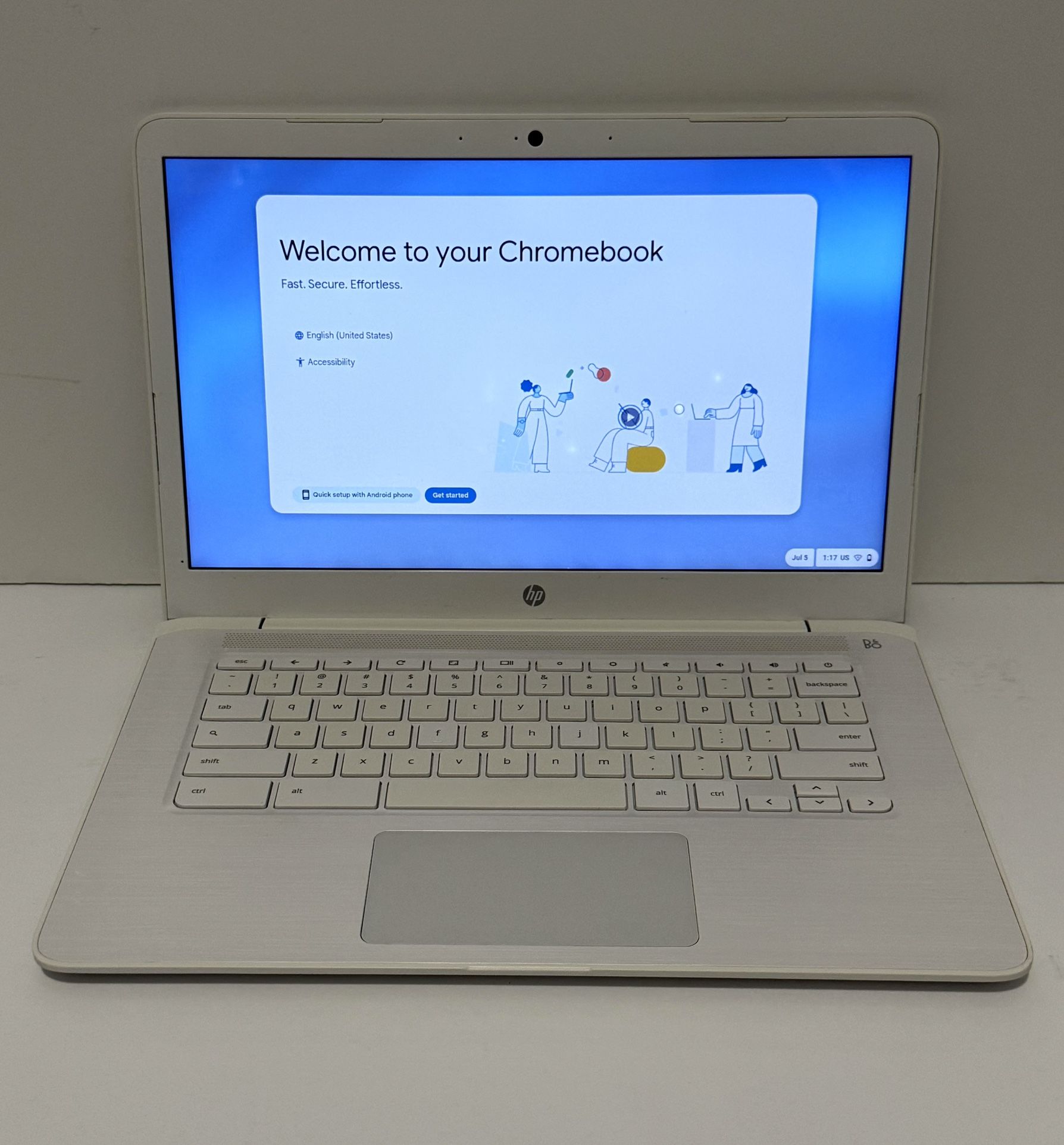 HP Chrome Book 14-db0070nr 14” Touchscreen Laptop w/ Charger - Clean!