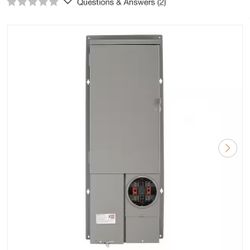 New 200 Amp 30 Space 30 Circuit Outdoor All In 1 Meter Main Combo Load Center