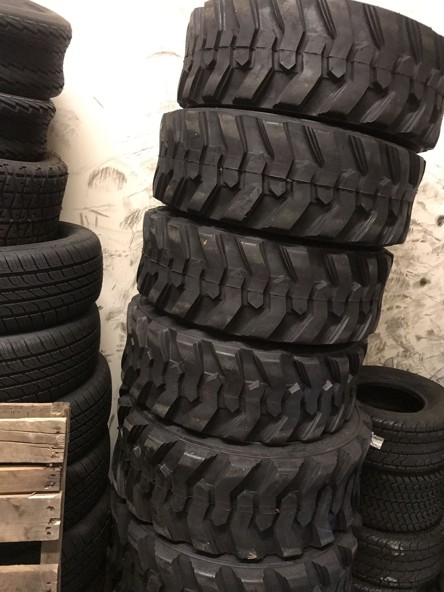 4x skid steer tires 12-16.5 14 ply $710   no bargain price firm if you bargain no reply